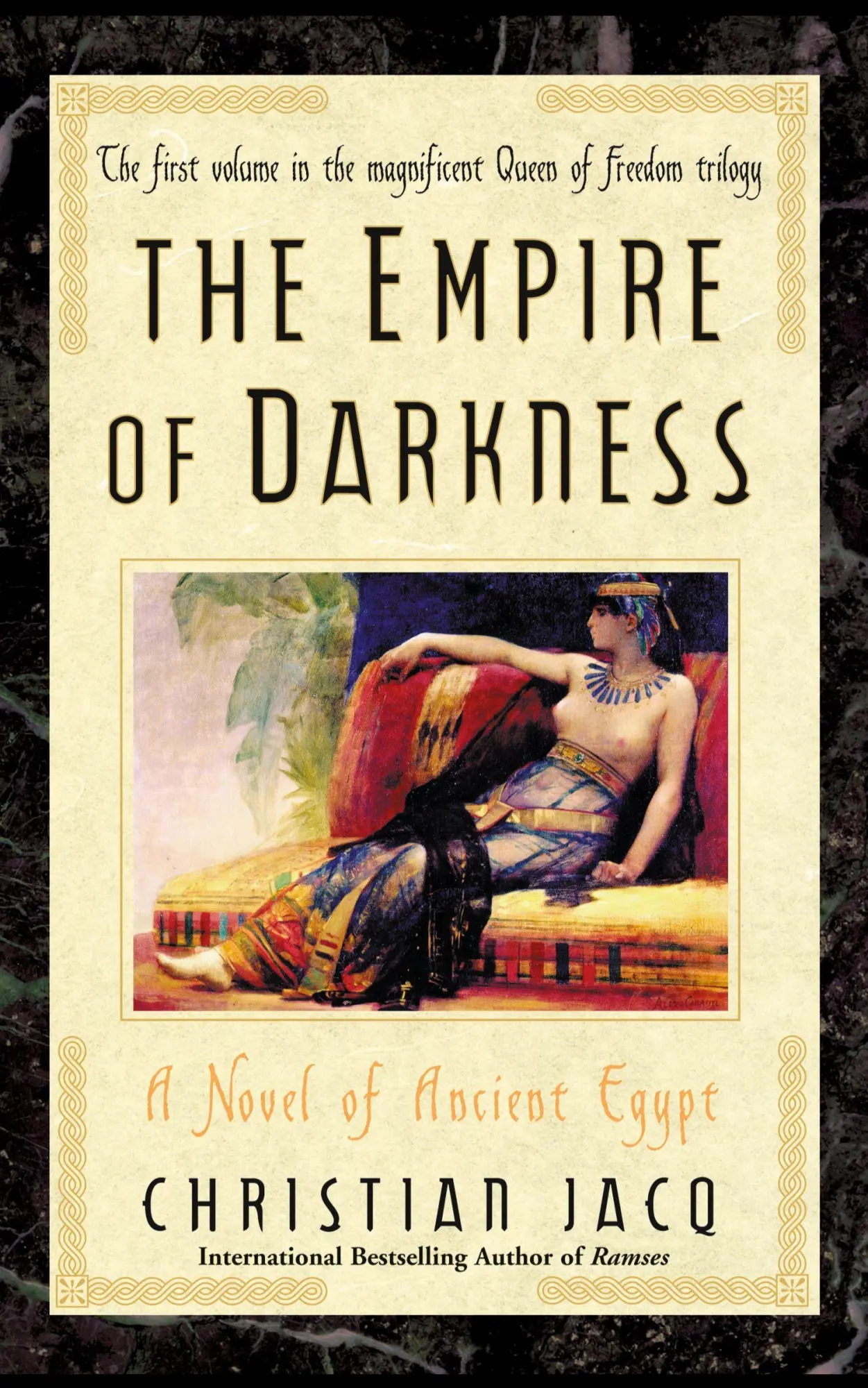 Cover: 9780743476874 | The Empire of Darkness | A Novel of Ancient Egypt | Christian Jacq