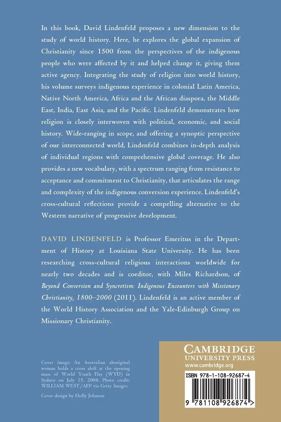 Rückseite: 9781108926874 | World Christianity and Indigenous Experience | David Lindenfeld | Buch