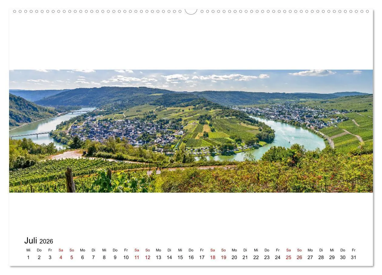 Bild: 9783457756874 | Mosel im Panorama (Wandkalender 2026 DIN A2 quer), CALVENDO...