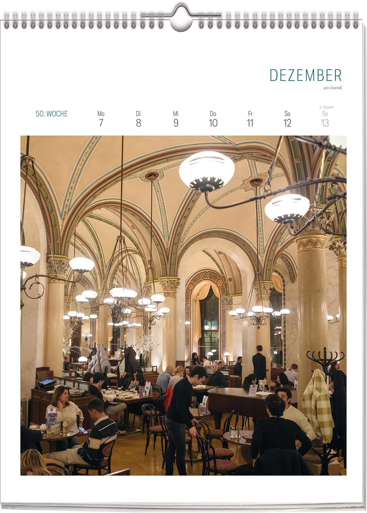 Bild: 9783747206874 | Literarischer Café - Kalender 2026 | Wochenkalender | Vivendi Ars