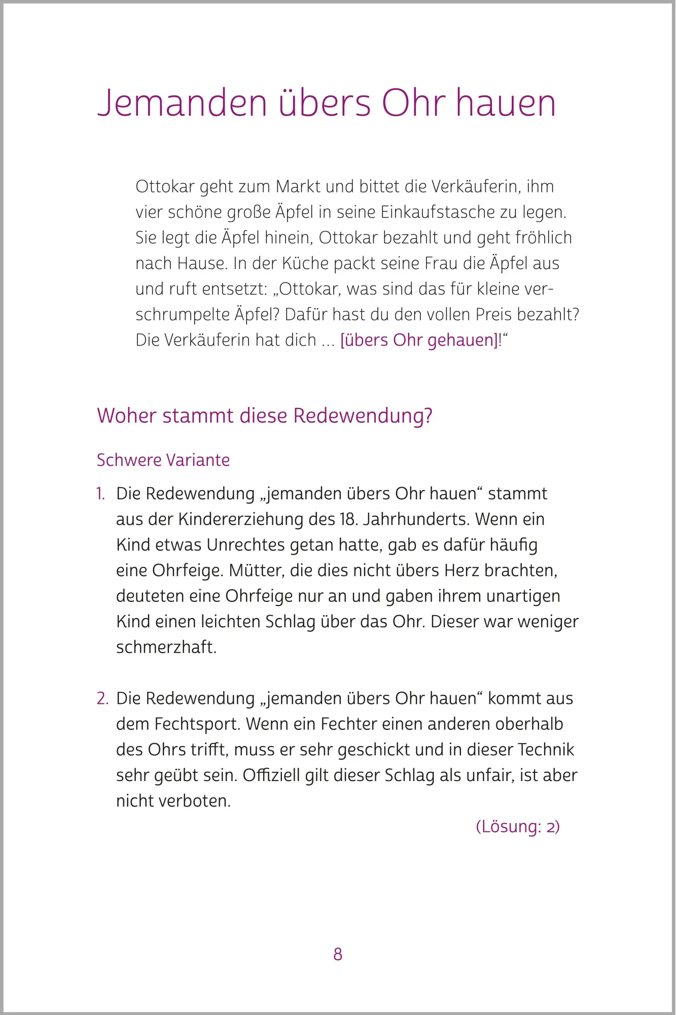 Bild: 9783948106874 | Rätselbuch der Redewendungen | Silke Hubrig | Taschenbuch | 80 S.