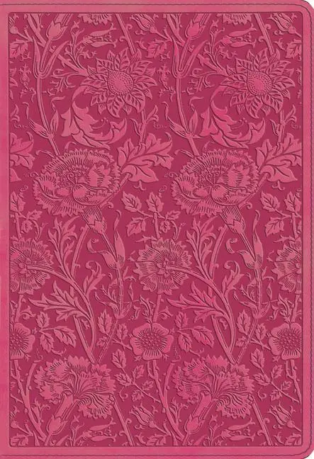 Cover: 9781433566974 | ESV Student Study Bible (Trutone, Berry, Floral Design) | Esv Bibles