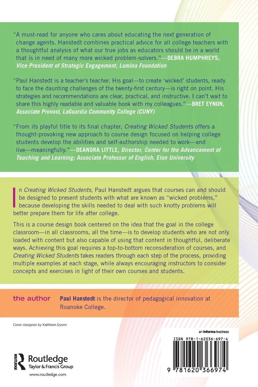 Rückseite: 9781620366974 | Creating Wicked Students | Designing Courses for a Complex World