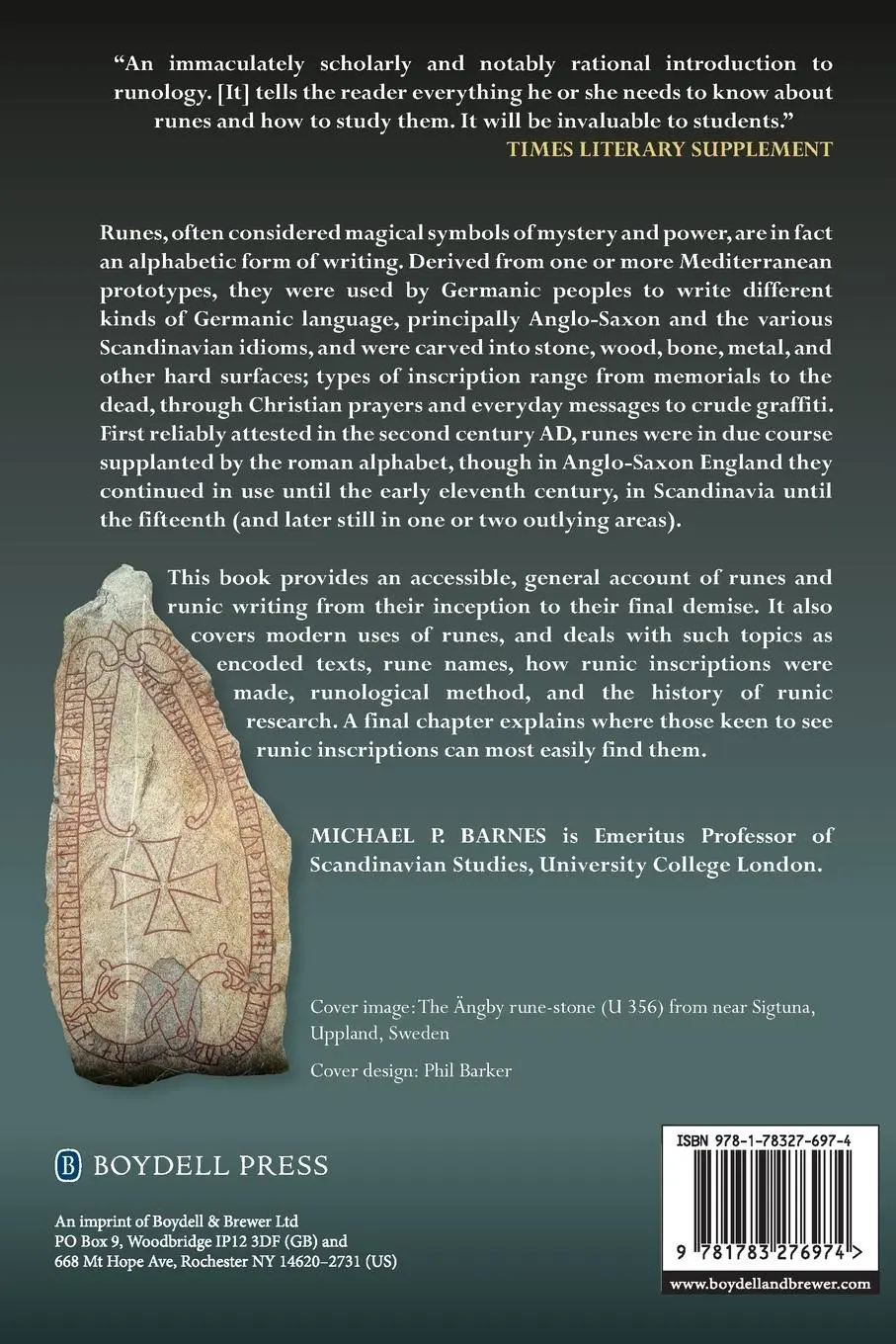 Rückseite: 9781783276974 | Runes: A Handbook | Michael P. Barnes | Taschenbuch | Englisch | 2022