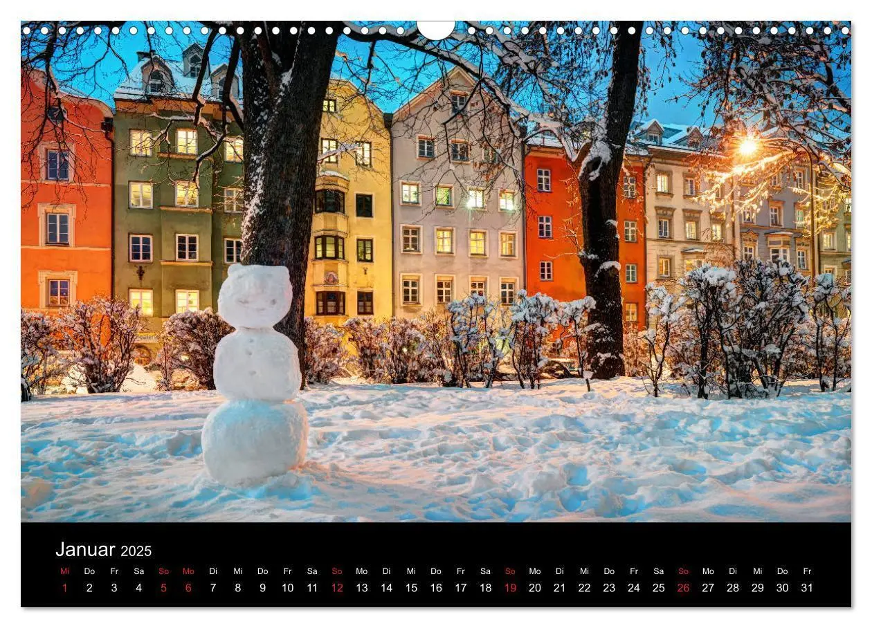 Bild: 9783435276974 | Innsbruck - Capital of the Alps (Wandkalender 2025 DIN A3 quer),...