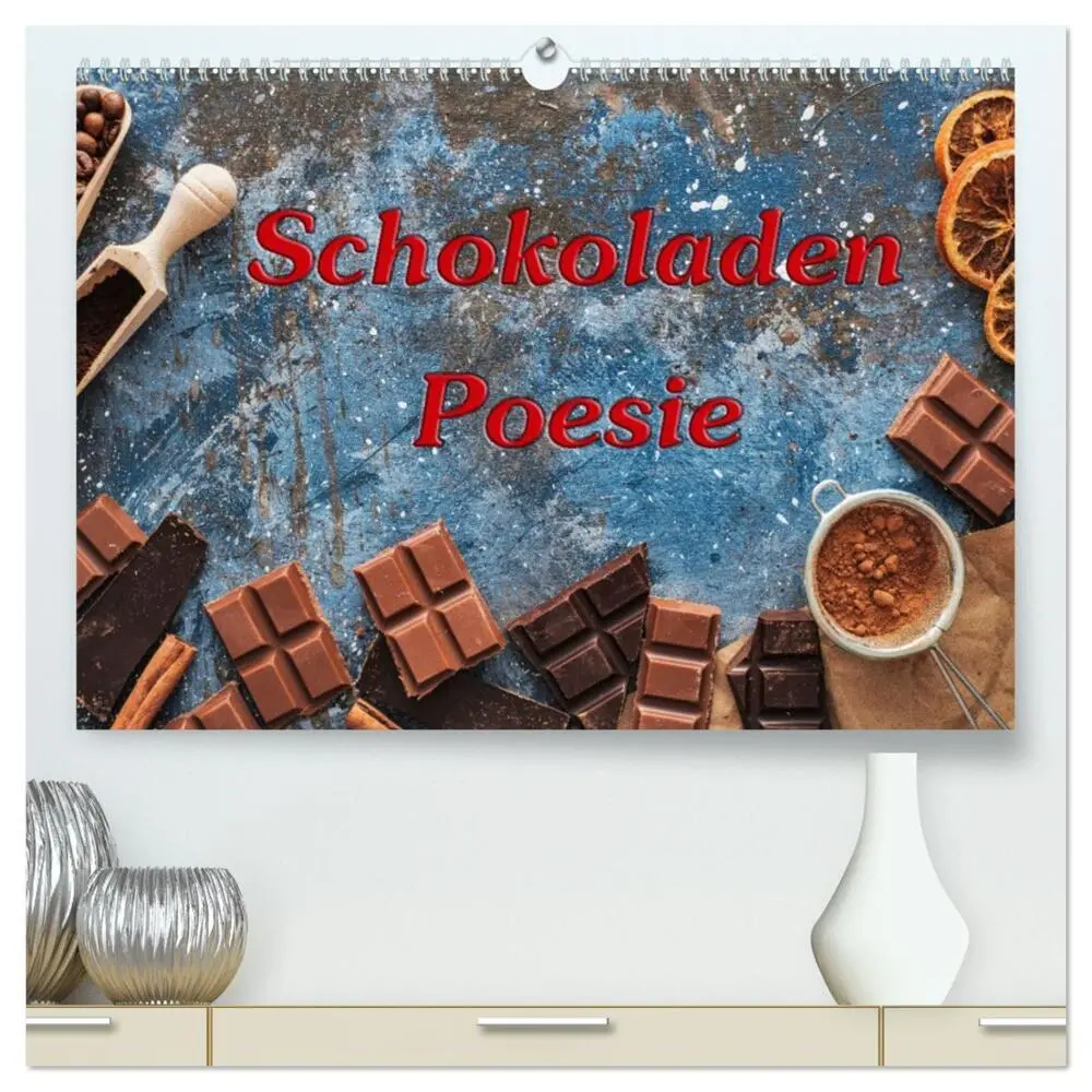 Cover: 9783457436974 | Schokoladen-Poesie (hochwertiger Premium Wandkalender 2026 DIN A2...