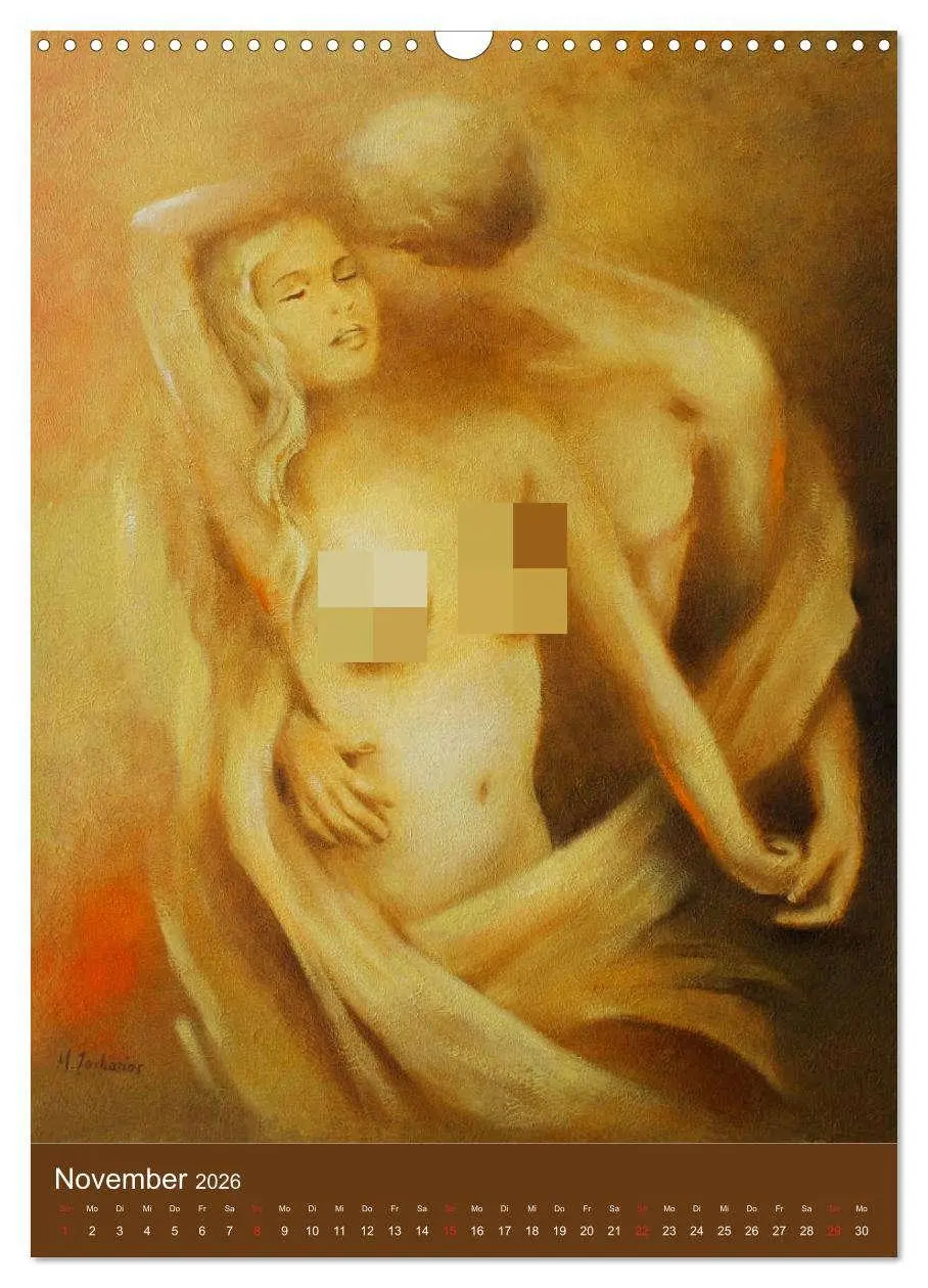 Bild: 9783516386974 | Kunst und Erotik 2026 (Wandkalender 2026 DIN A3 hoch), CALVENDO...
