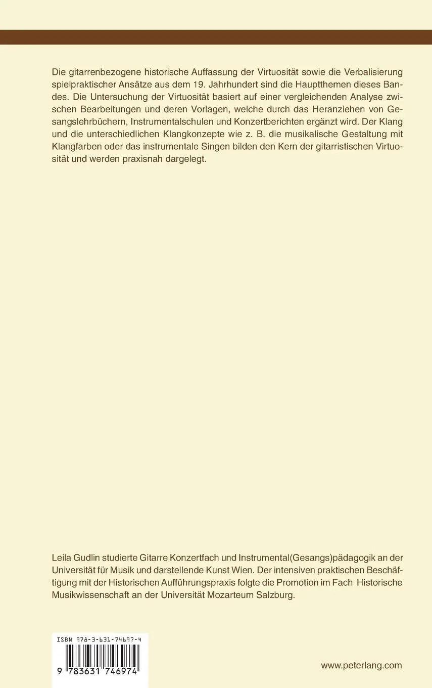 Rückseite: 9783631746974 | "... in tausend schimmernden Klangfarben ..." | Leila Gudlin | Buch