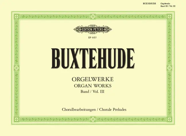Cover: 9790014026974 | Orgelwerke 3 Choralbearbeitungen | Dietrich Buxtehude | Buch