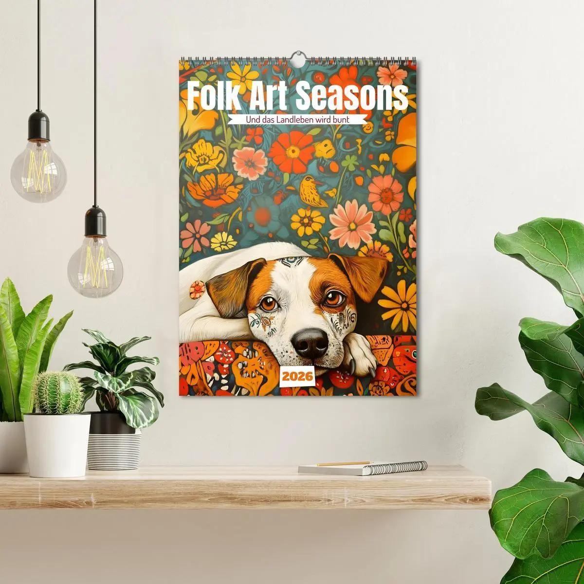 Bild: 9783516727074 | Folk Art Seasons (Wandkalender 2026 DIN A3 hoch), CALVENDO...