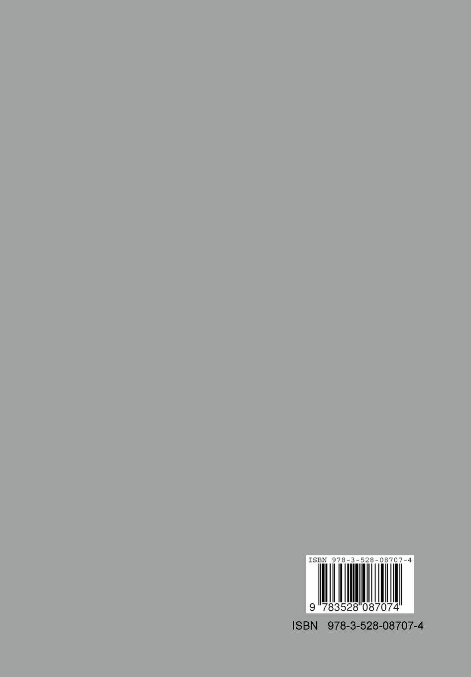 Rückseite: 9783528087074 | Architektur und Politik in Deutschland 1918-1945 | Barbara Miller Lane