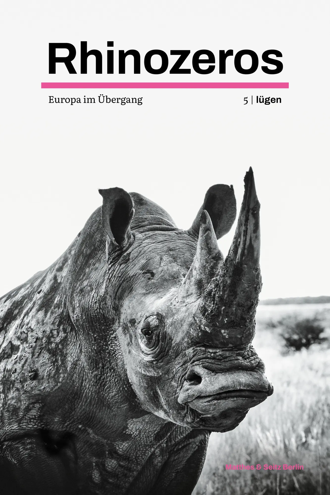 Cover: 9783751807074 | Rhinozeros 5 | Europa im Übergang lügen 2025 | Markus Messling (u. a.)
