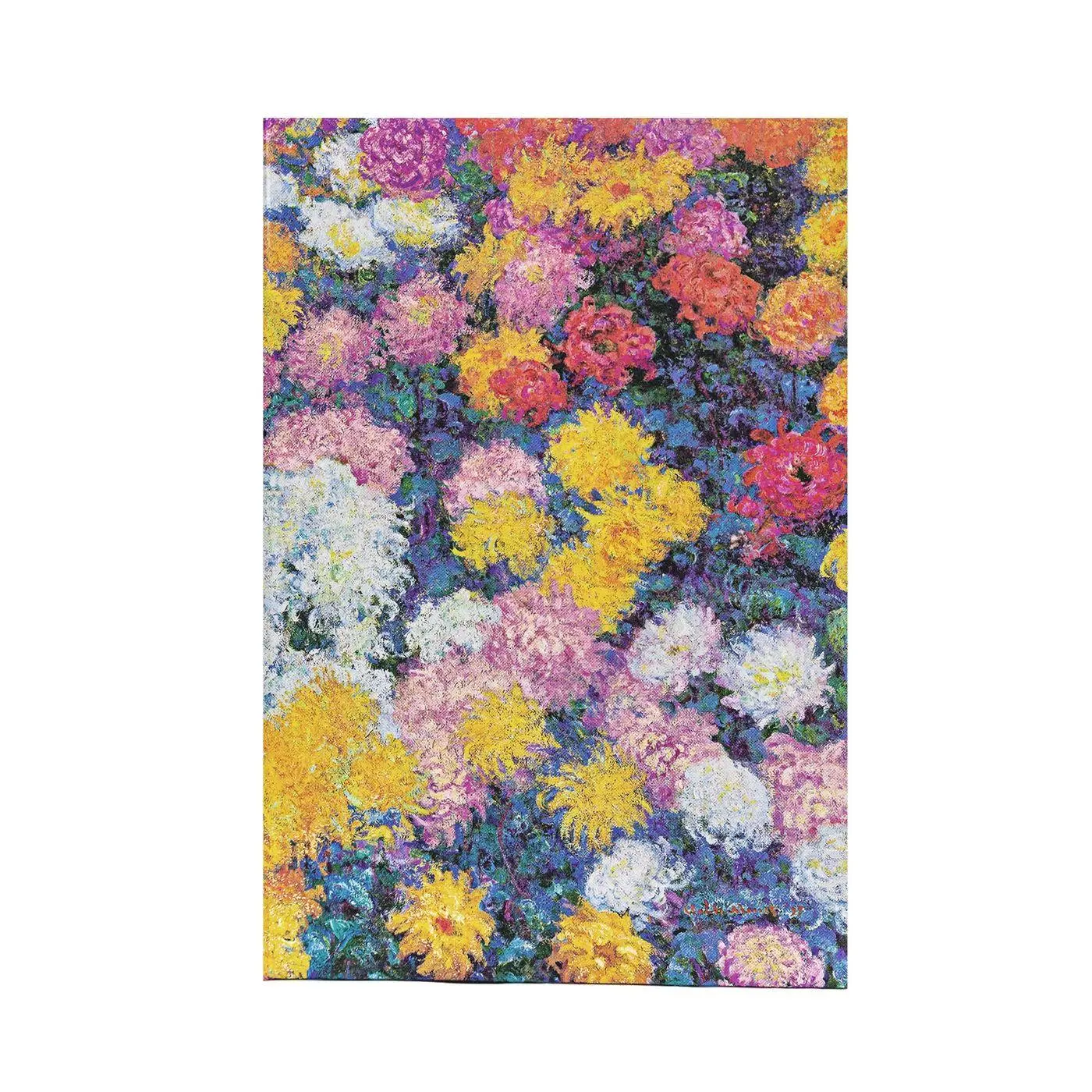 Cover: 9781439797174 | Monet's Chrysanthemums Mini Unlined Hardback Journal (Elastic Band...