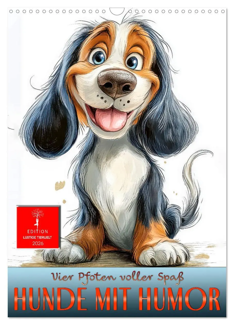 Cover: 9783457247174 | Hunde mit Humor (Wandkalender 2026 DIN A3 hoch), CALVENDO...