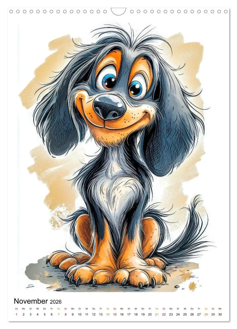 Bild: 9783457247174 | Hunde mit Humor (Wandkalender 2026 DIN A3 hoch), CALVENDO...