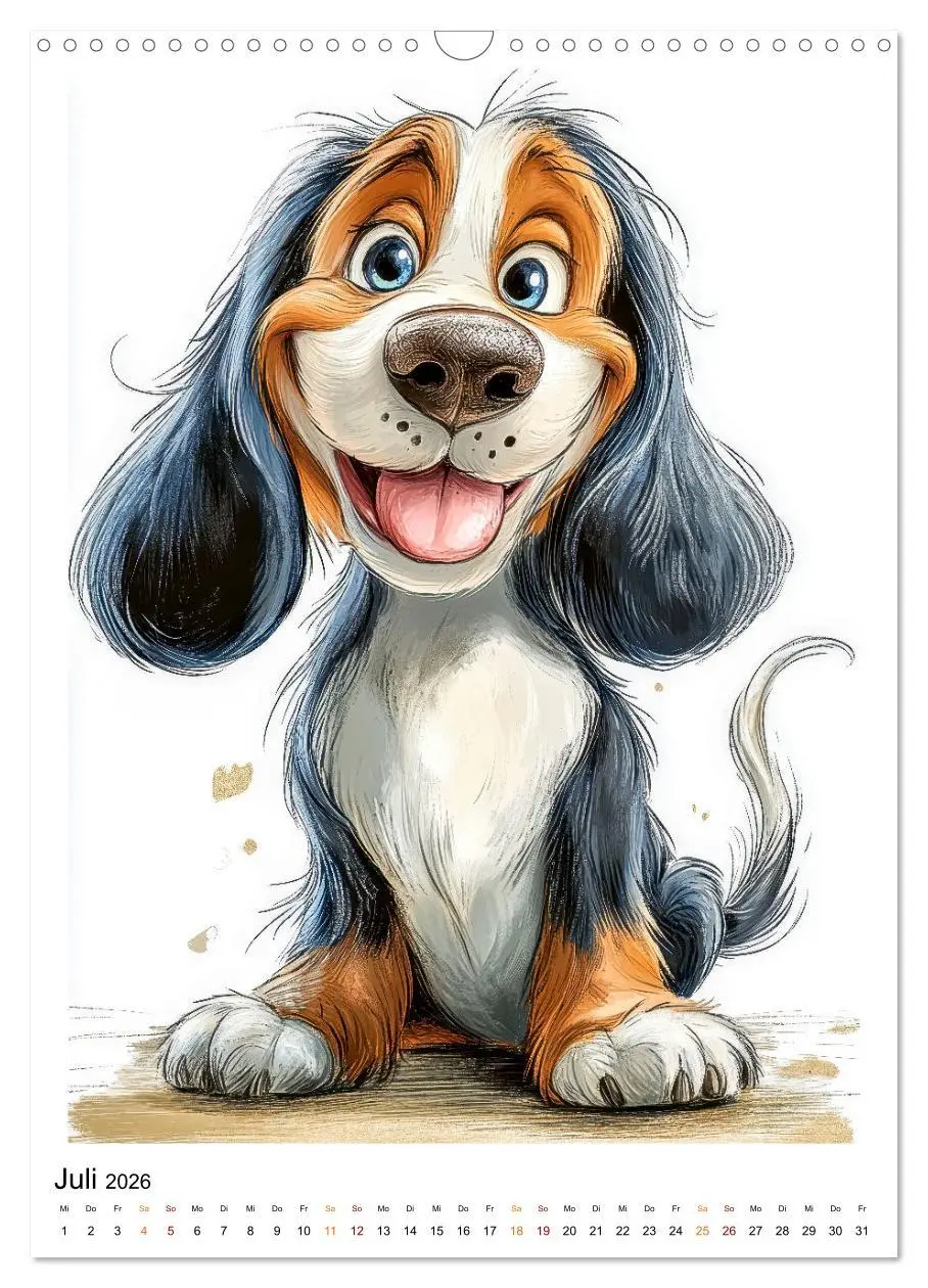 Bild: 9783457247174 | Hunde mit Humor (Wandkalender 2026 DIN A3 hoch), CALVENDO...