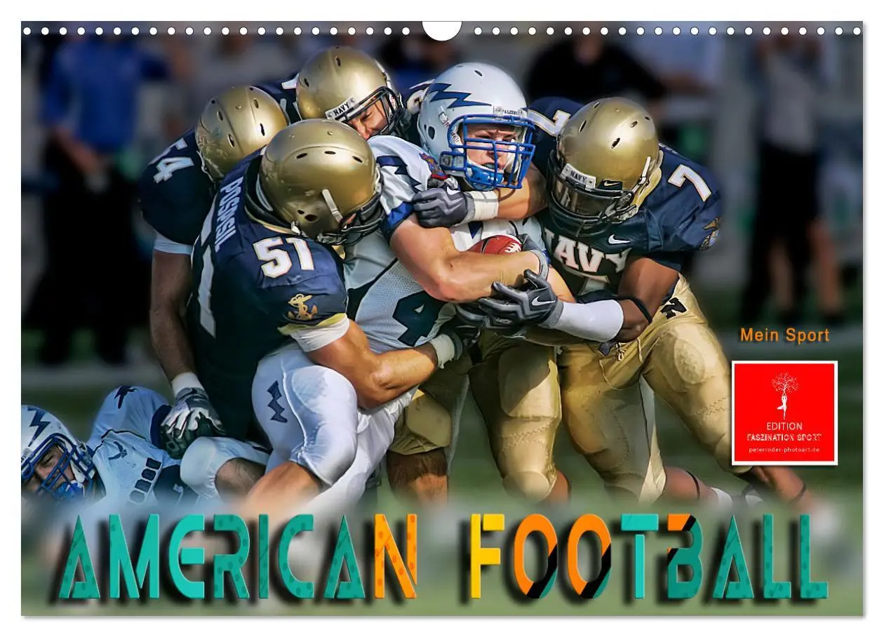 Cover: 9783457557174 | American Football - mein Sport (Wandkalender 2026 DIN A3 quer),...