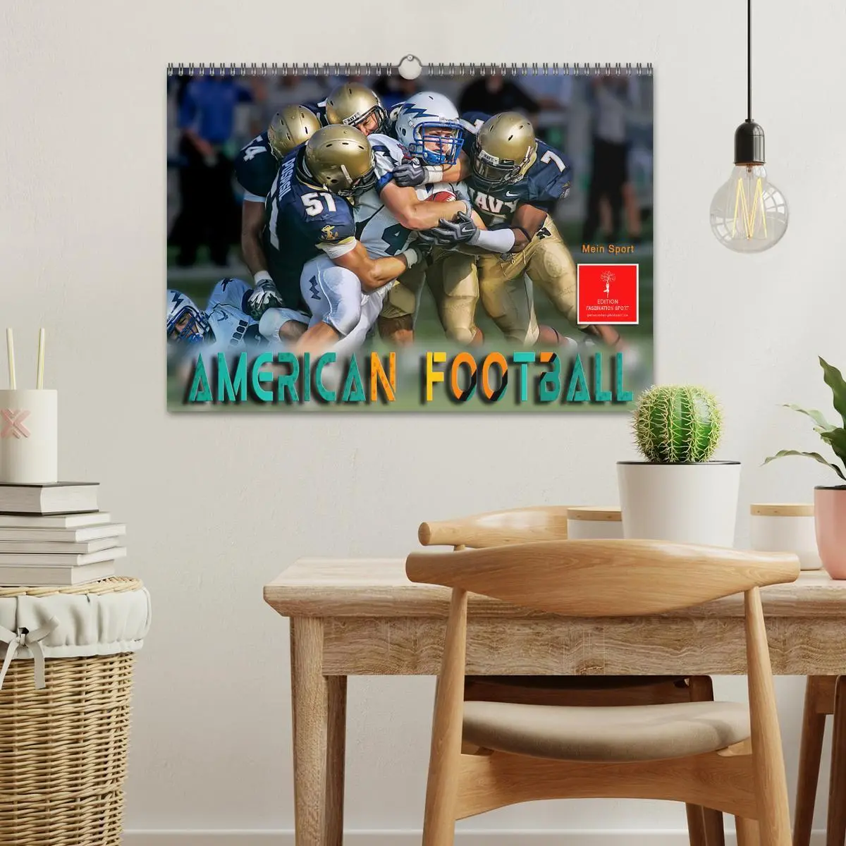 Bild: 9783457557174 | American Football - mein Sport (Wandkalender 2026 DIN A3 quer),...