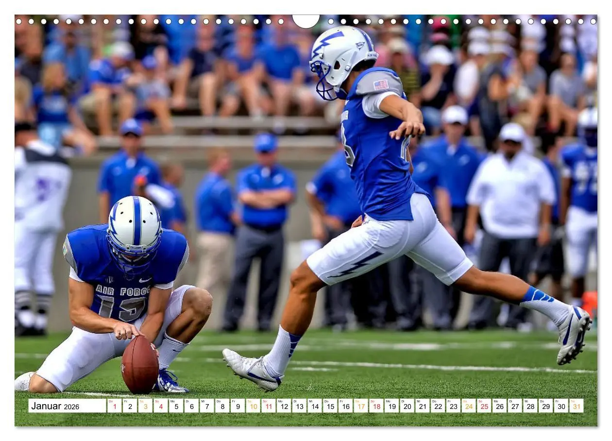 Bild: 9783457557174 | American Football - mein Sport (Wandkalender 2026 DIN A3 quer),...