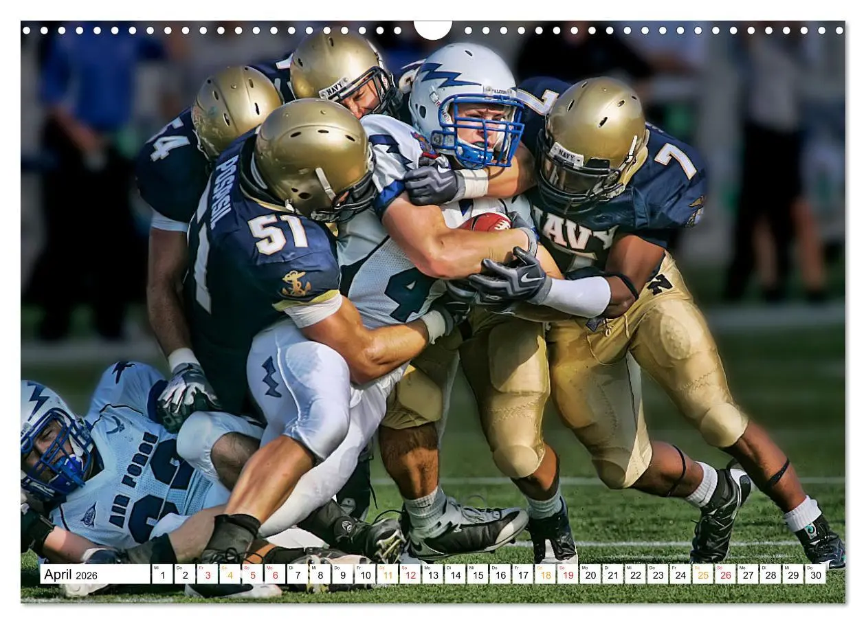 Bild: 9783457557174 | American Football - mein Sport (Wandkalender 2026 DIN A3 quer),...