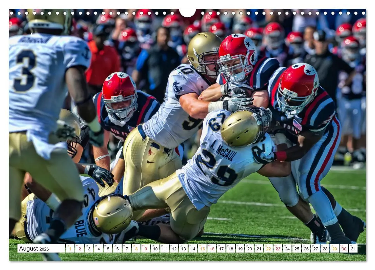 Bild: 9783457557174 | American Football - mein Sport (Wandkalender 2026 DIN A3 quer),...