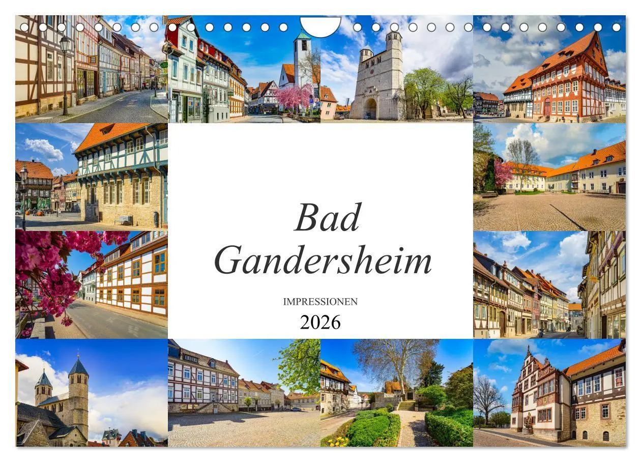 Cover: 9783457797174 | Bad Gandersheim Impressionen (Wandkalender 2026 DIN A4 quer),...