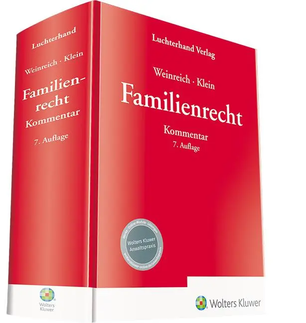 Cover: 9783472097174 | Familienrecht Kommentar | Michael Klein (u. a.) | Buch | XLII | 2021