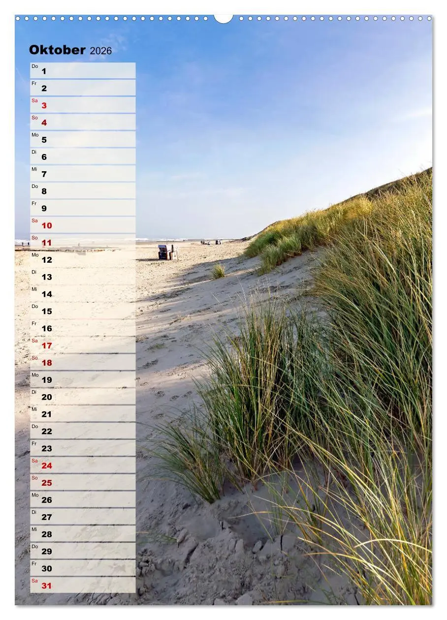 Bild: 9783516407174 | An der See Geburtstagsplaner (Wandkalender 2026 DIN A2 hoch),...