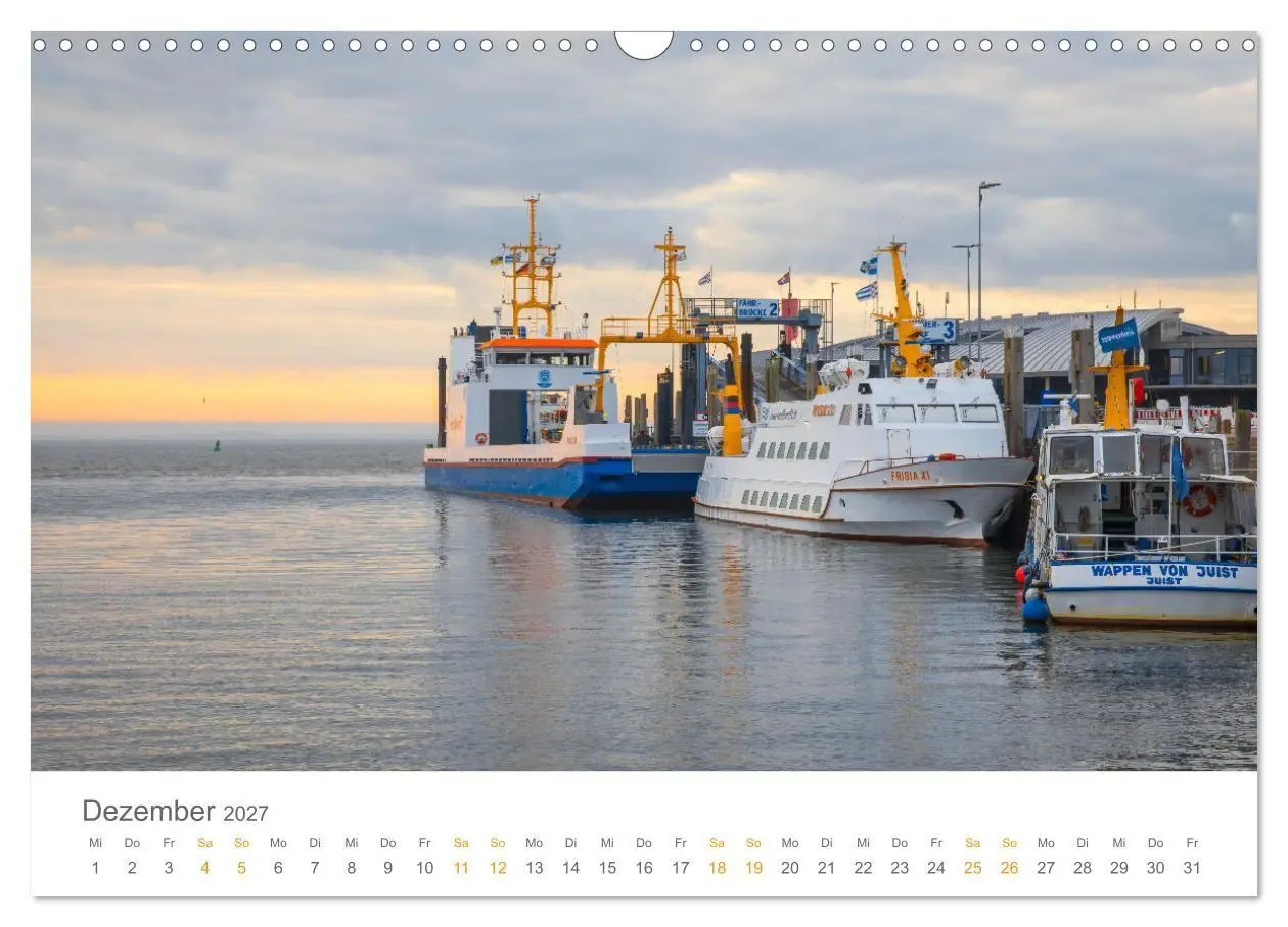 Bild: 9783569047174 | Norderney Sehnsuchtskalender (Wandkalender 2027 DIN A3 quer),...