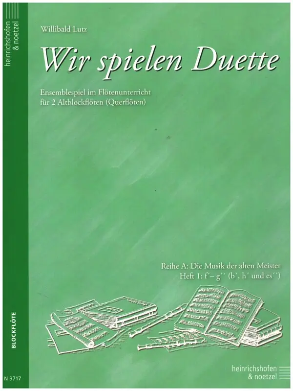 Cover: 9790204537174 | Wir Spielen Duette Reihe A Heft 1 | Lutz | Buch | EAN 9790204537174