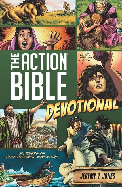 Cover: 9780781407274 | The Action Bible Devotional | 52 Weeks of God-Inspired Adventure
