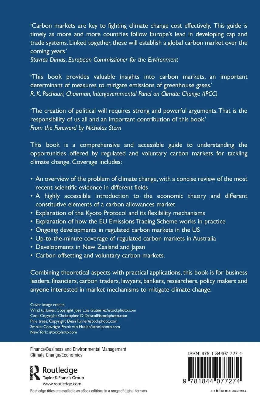 Rückseite: 9781844077274 | Carbon Markets | An International Business Guide | Brohe (u. a.)