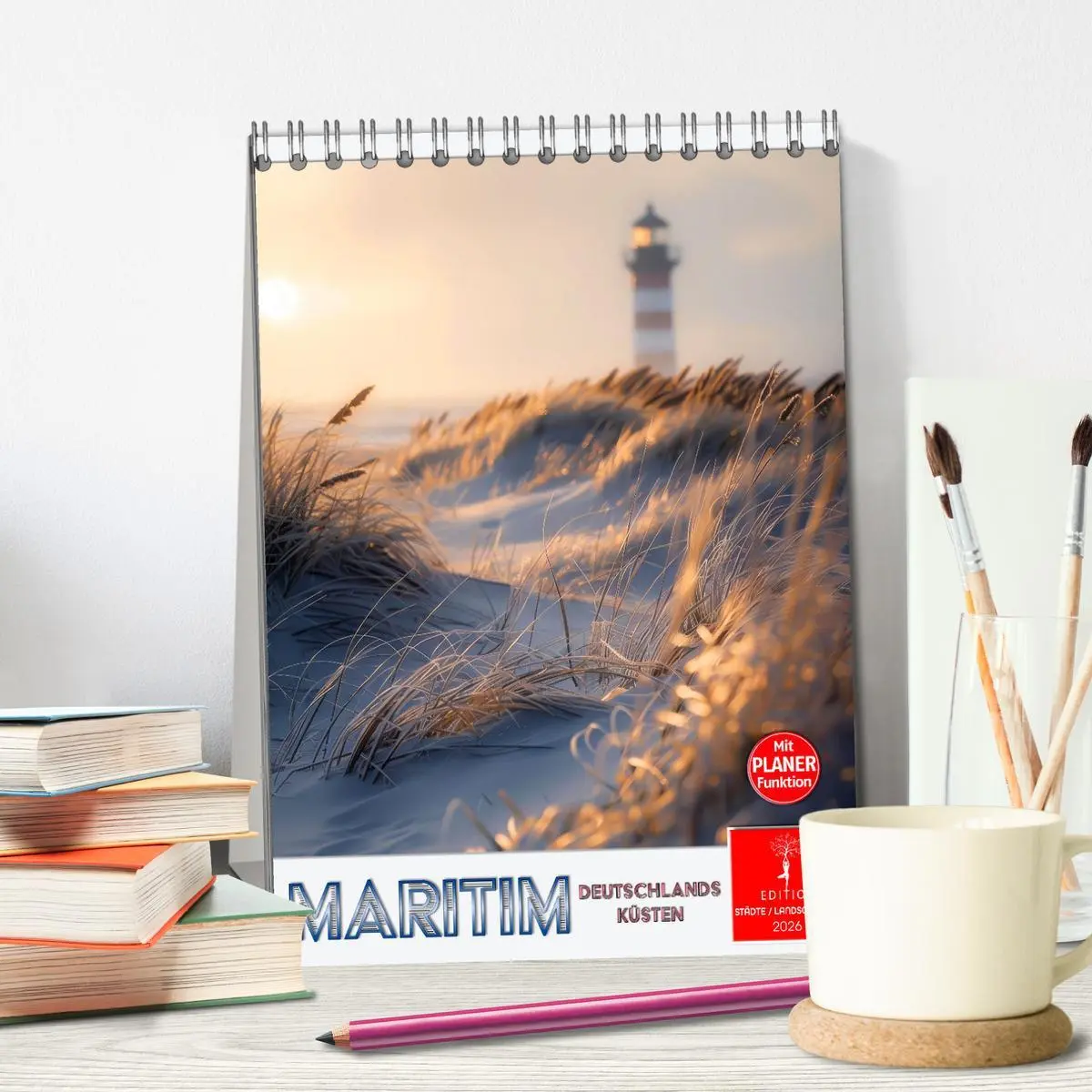 Bild: 9783516257274 | Maritim, Deutschlands Küsten (Tischkalender 2026 DIN A5 hoch),...