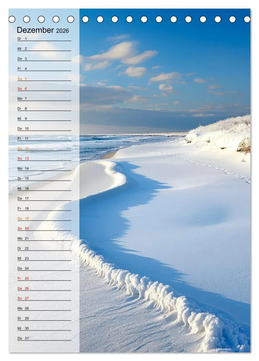 Bild: 9783516257274 | Maritim, Deutschlands Küsten (Tischkalender 2026 DIN A5 hoch),...
