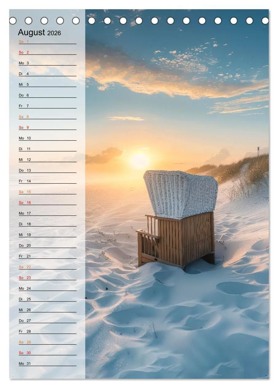 Bild: 9783516257274 | Maritim, Deutschlands Küsten (Tischkalender 2026 DIN A5 hoch),...
