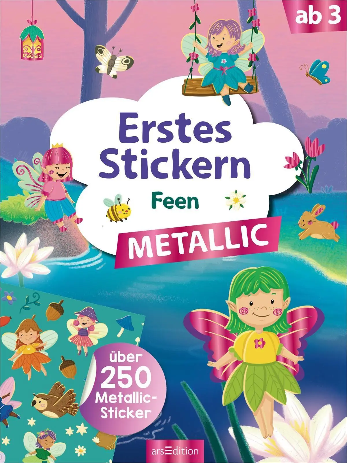 Cover: 9783845867274 | Erstes Stickern Metallic - Feen | Über 250 Metallic-Sticker | Dietz