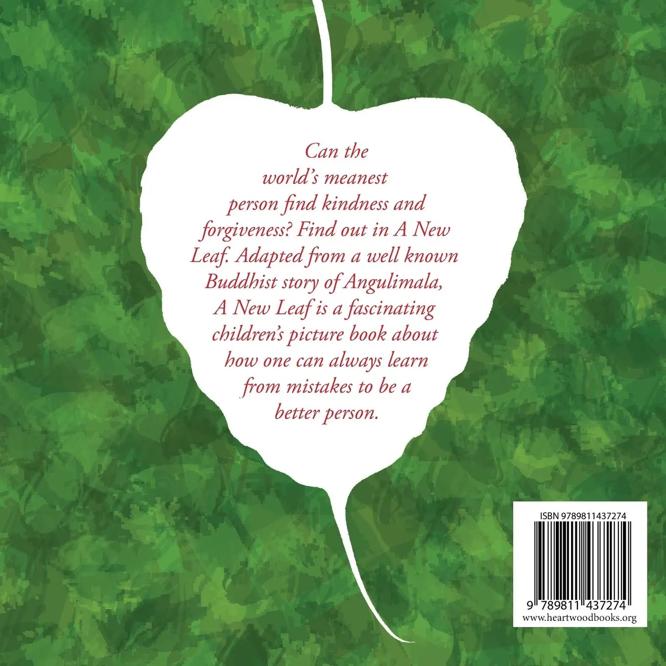 Rückseite: 9789811437274 | A New Leaf | When Angu meets the Buddha | Meng Haw Tok | Taschenbuch
