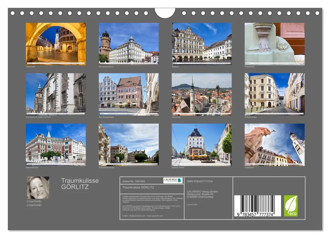 Bild: 9783457777374 | Traumkulisse GÖRLITZ (Wandkalender 2026 DIN A4 quer), CALVENDO...
