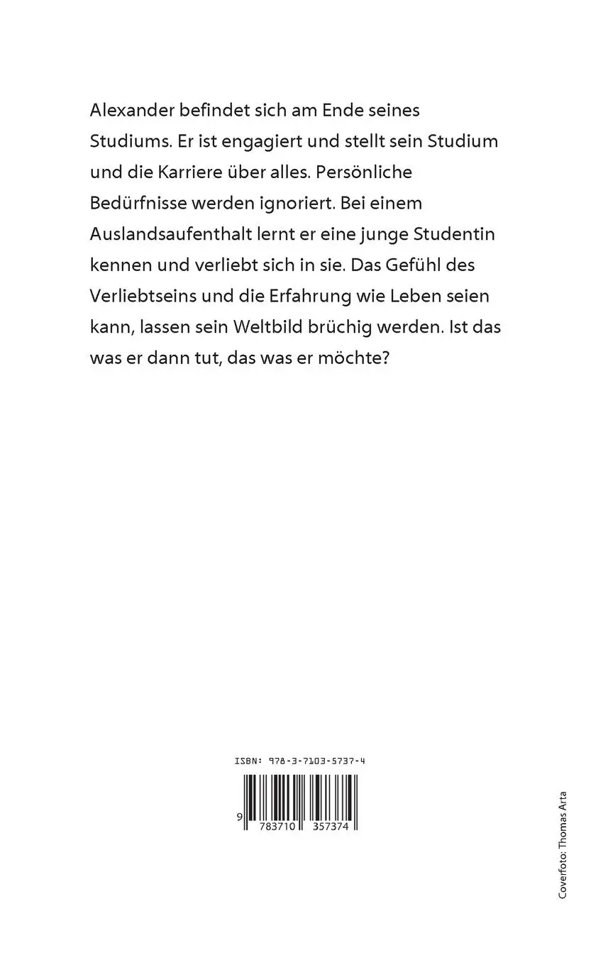 Rückseite: 9783710357374 | Genieße es und lebe | Thomas Arta | Taschenbuch | 230 S. | Deutsch