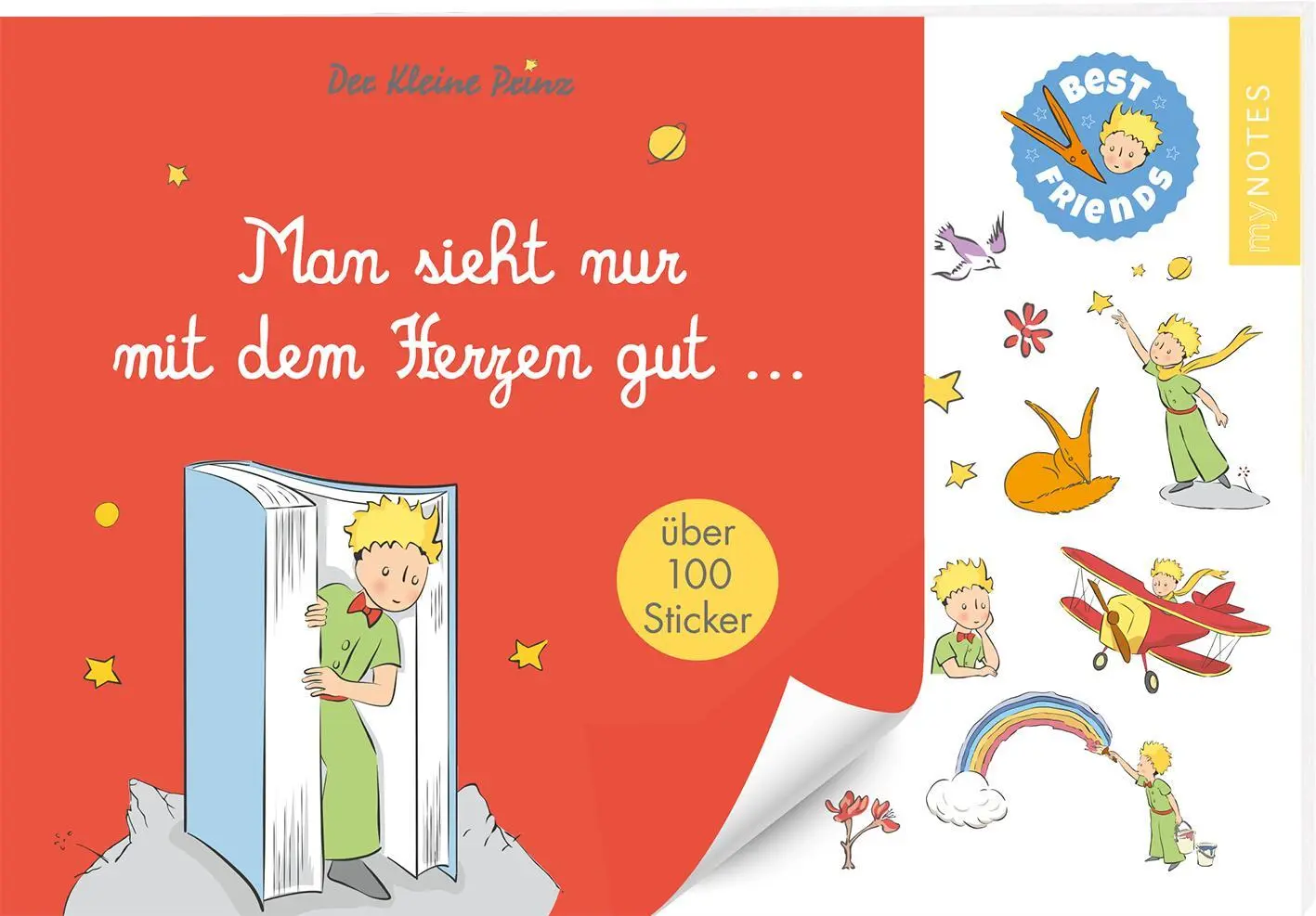 Cover: 4014489137474 | myNOTES Papeterie: Der Kleine Prinz Stickerheft | Saint-Exupéry | 2025