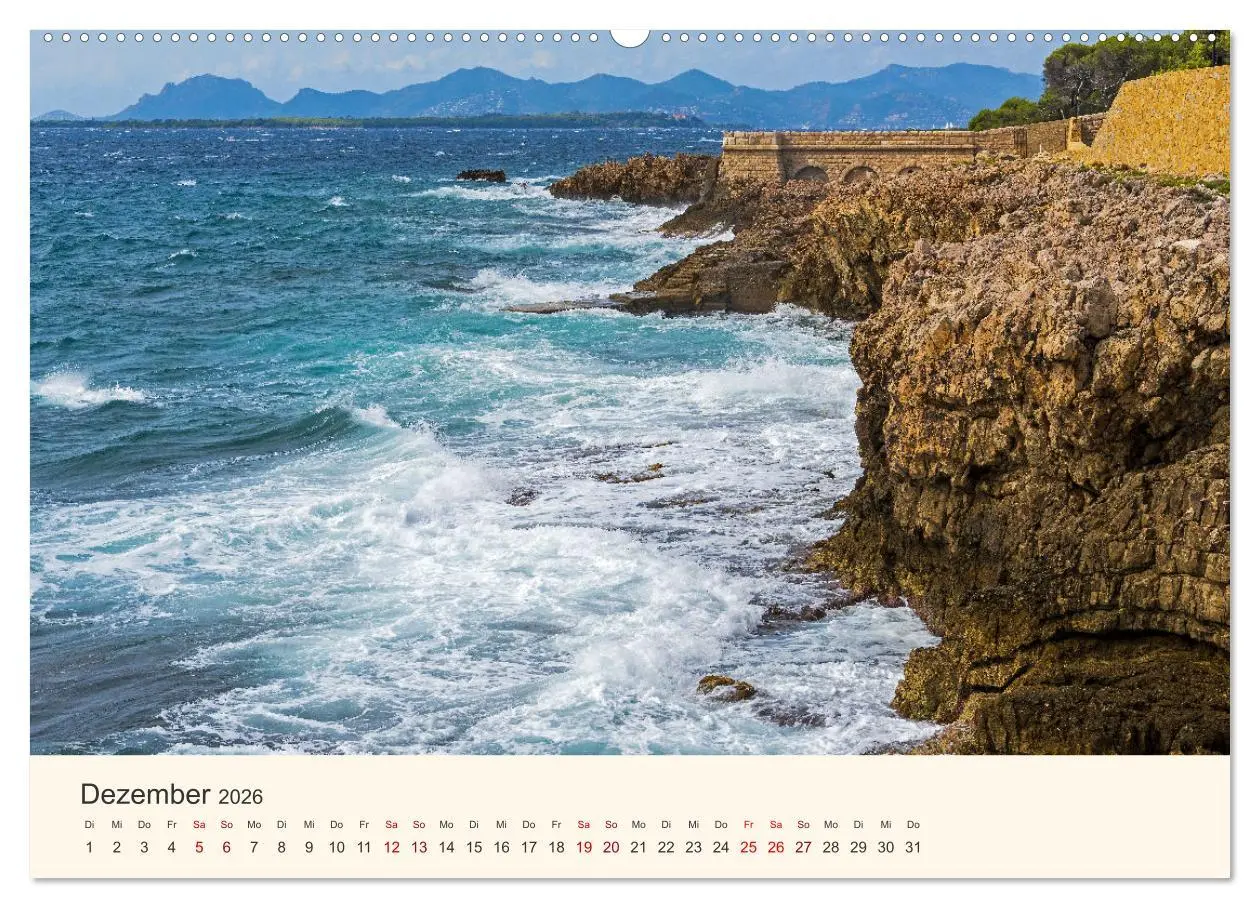 Bild: 9783457457474 | Wunderschöne Côte d'Azur (hochwertiger Premium Wandkalender 2026...