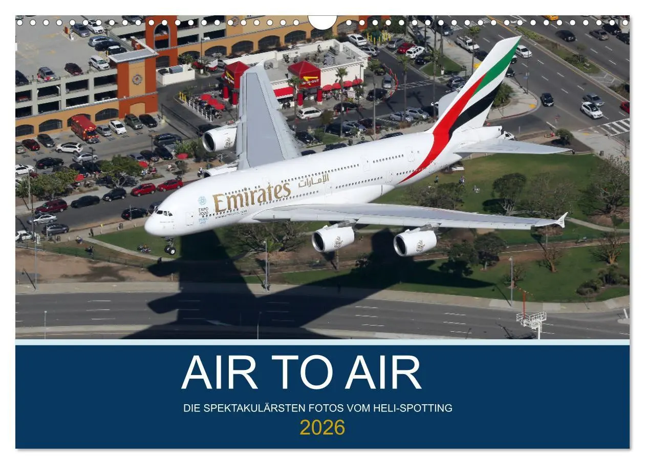 Cover: 9783457687574 | AIR TO AIR (Wandkalender 2026 DIN A3 quer), CALVENDO Monatskalender