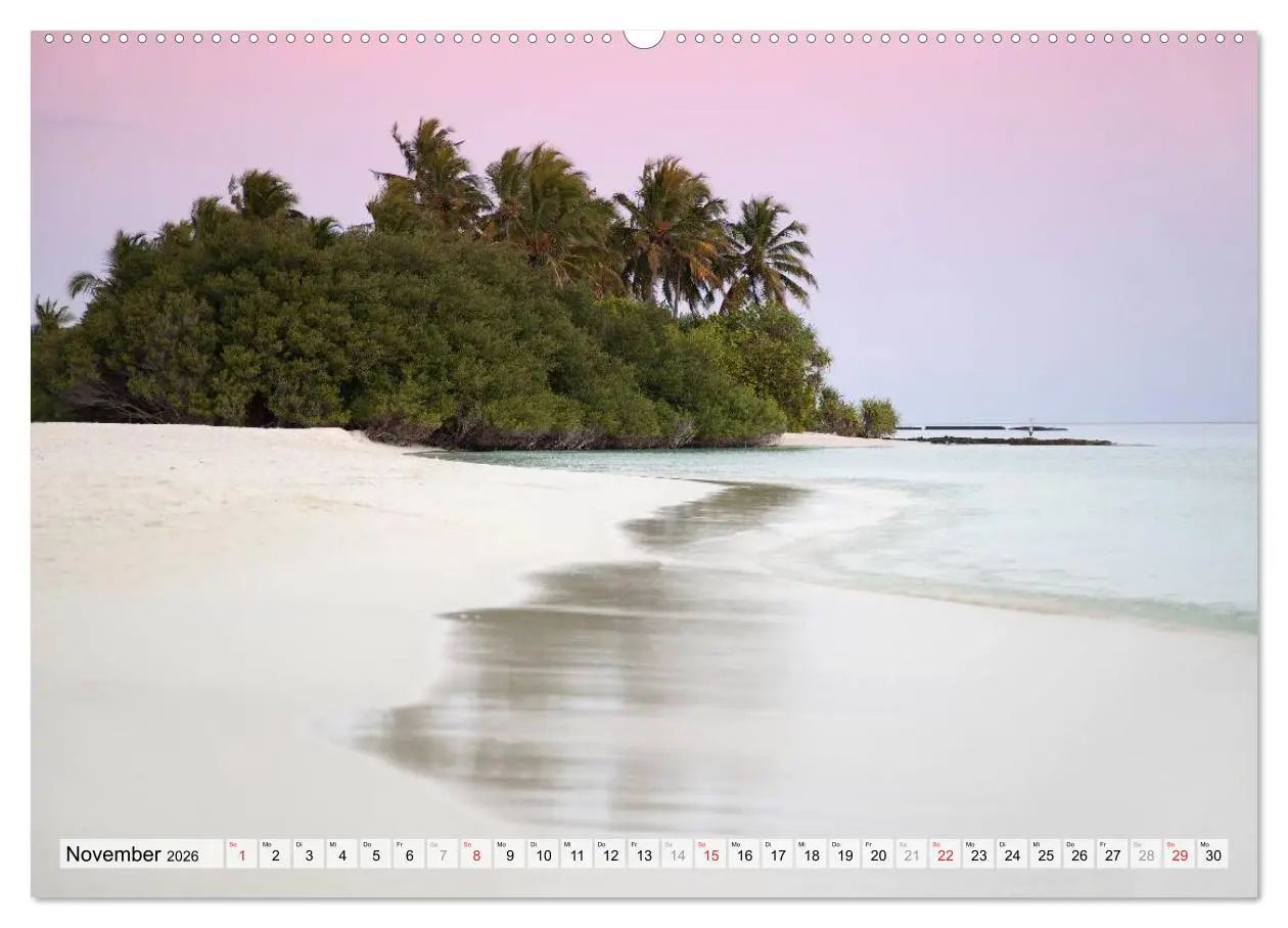 Bild: 9783516227574 | MALEDIVEN (Wandkalender 2026 DIN A2 quer), CALVENDO Monatskalender