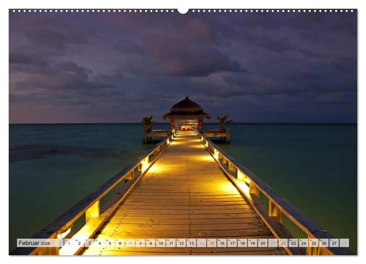 Bild: 9783516227574 | MALEDIVEN (Wandkalender 2026 DIN A2 quer), CALVENDO Monatskalender