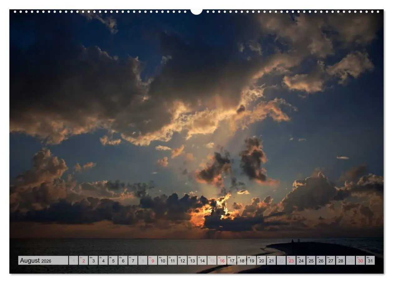 Bild: 9783516227574 | MALEDIVEN (Wandkalender 2026 DIN A2 quer), CALVENDO Monatskalender