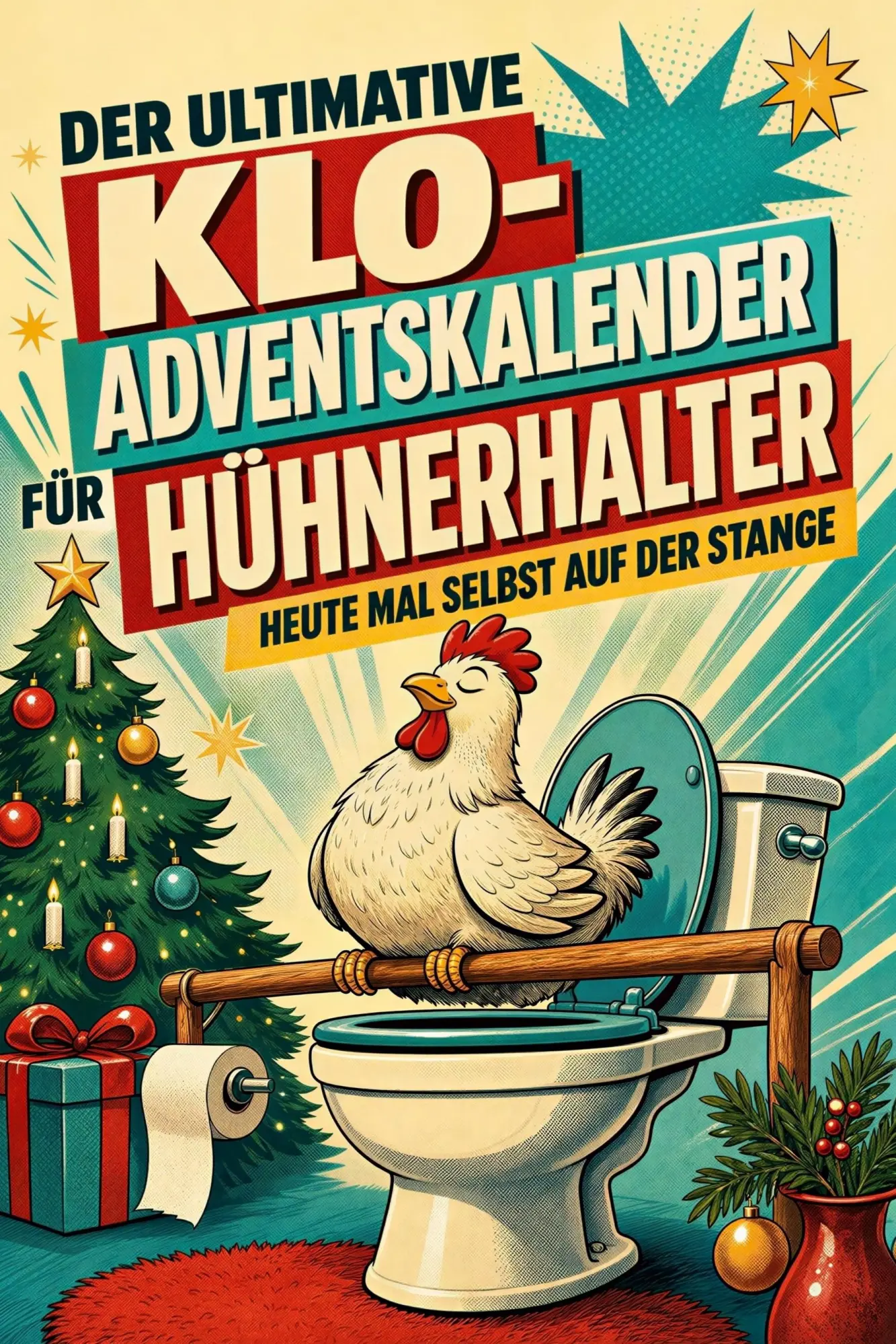 Cover: 9783696107574 | Der ultimative Klo-Adventskalender für Hühnerhalter | Oliver Krüger