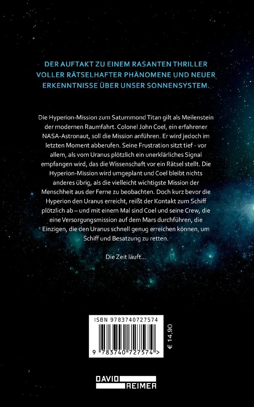 Rückseite: 9783740727574 | Das Uranus Leuchten | Erstkontakt | David Reimer | Taschenbuch | 2023