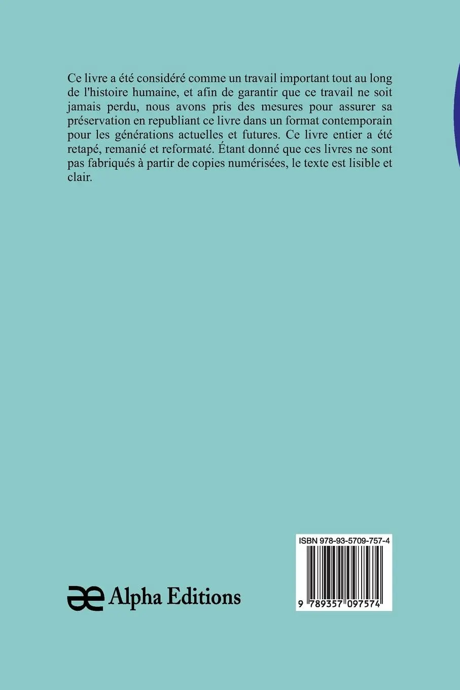Rückseite: 9789357097574 | Les conséquences politiques de la paix | Jacques Bainville | Buch