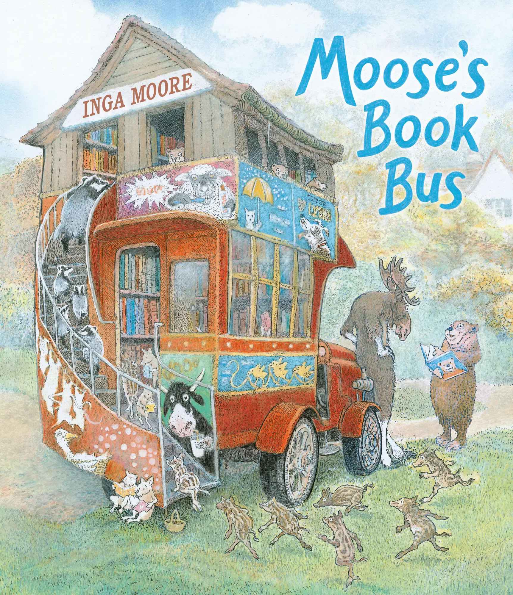 Cover: 9781536217674 | Moose's Book Bus | Inga Moore | Buch | Einband - fest (Hardcover)