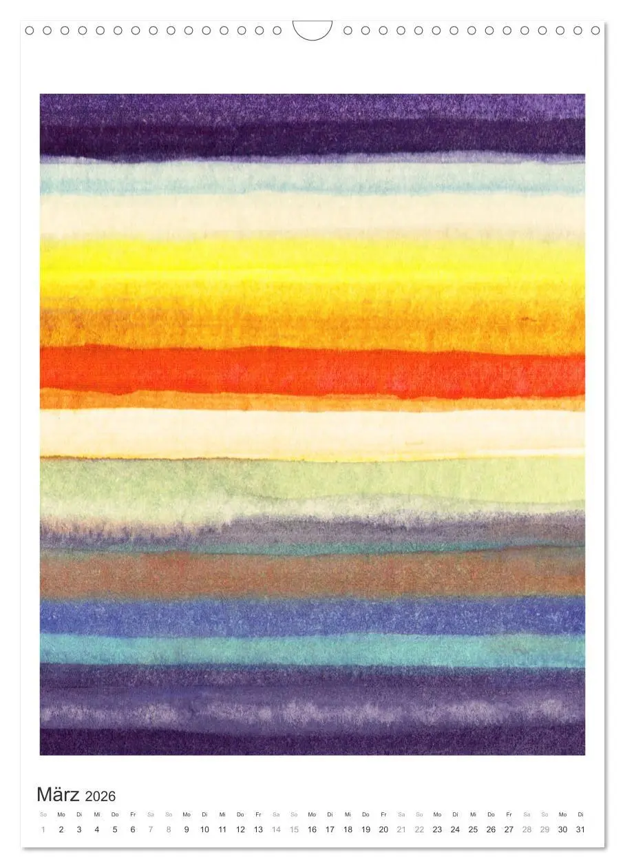 Bild: 9783516387674 | Ein leuchtendes Jahr: Abstrakte Kunst von Inga Pint (Wandkalender...